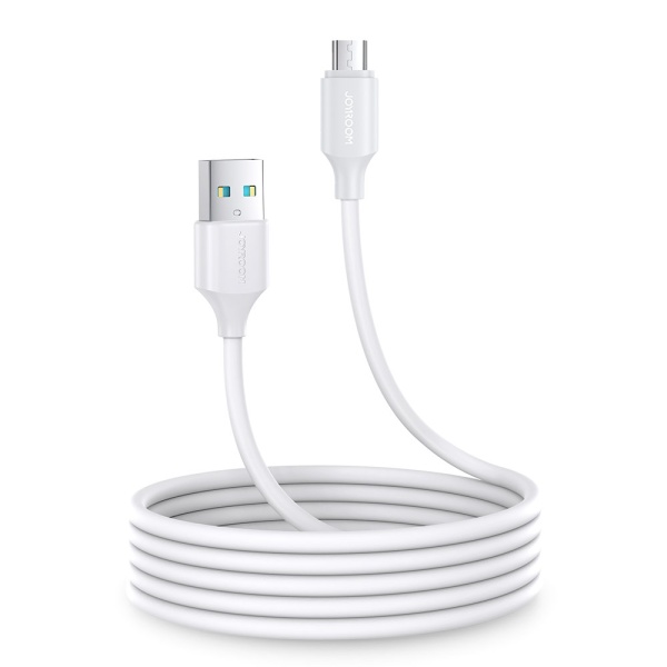 Cablu Joyroom USB-A - Micro USB 480Mb/s 2.4A 2m Alb (S-UM018A9)  S-UM018A9 2M WHITE